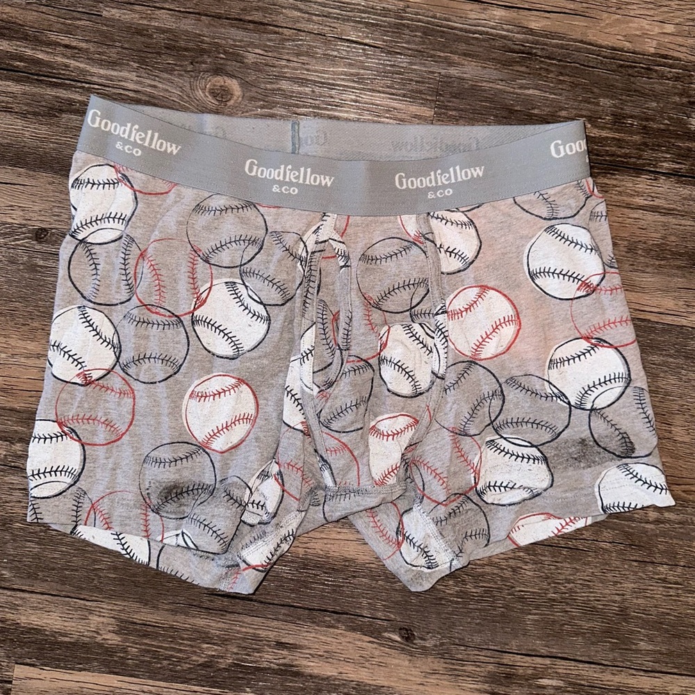 Goodfellow & Co Men’s Baseball Boxer Briefs size M